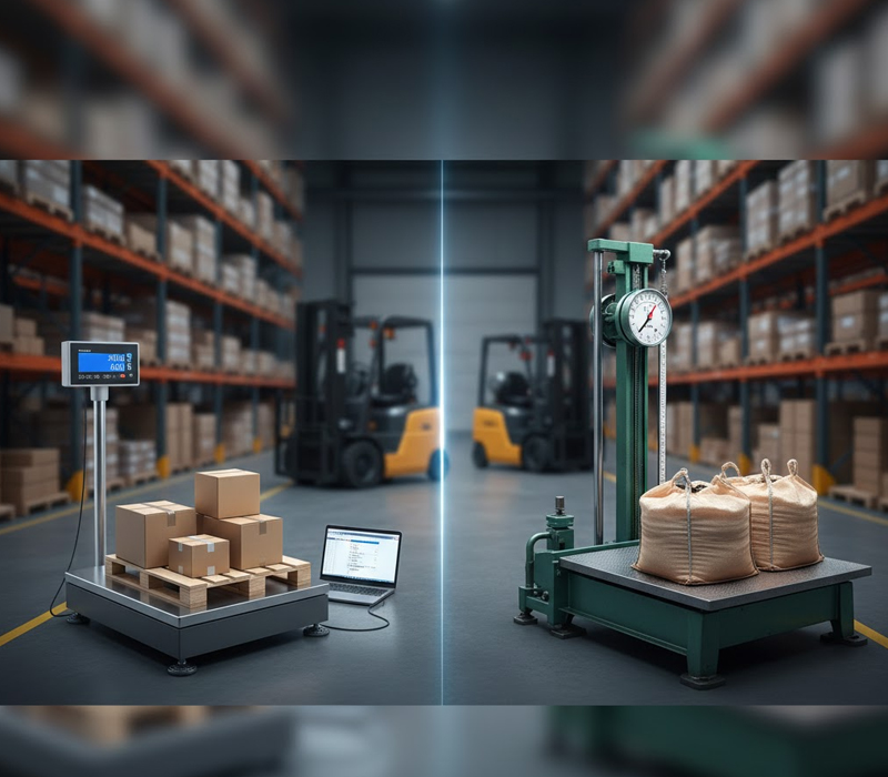 تفاوت باسکول دیجیتال و مکانیکی -  کدام یک برای کسب‌وکار شما مناسب‌تر است